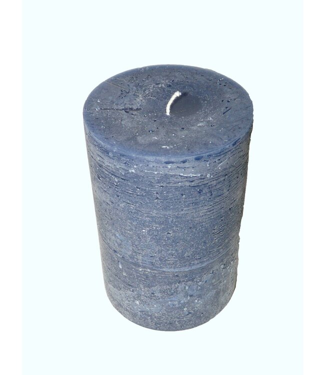 Kaars Maximus Rustique Dark Blue Ø 10x16 cm