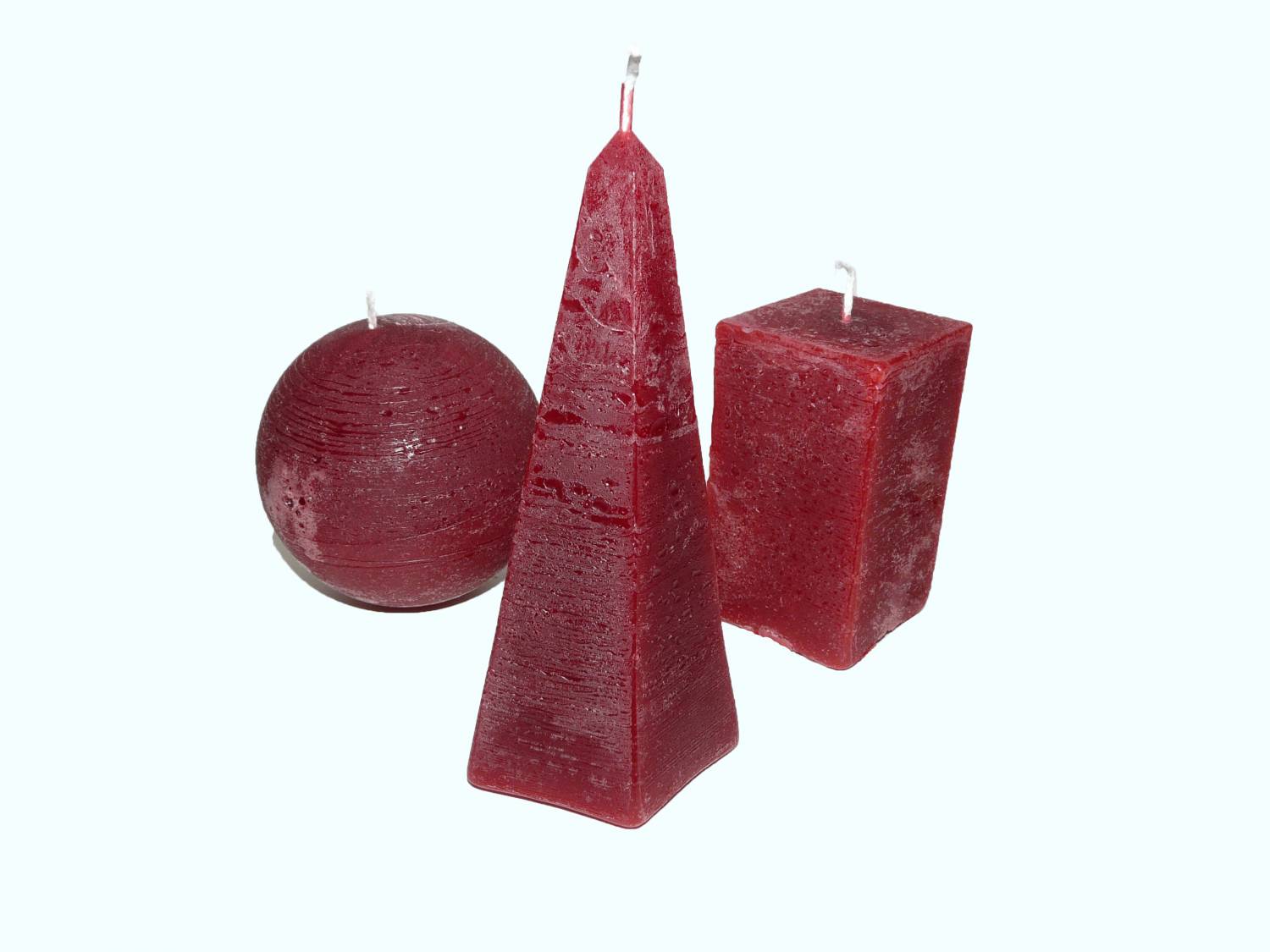 EWA Piramidekaarsen Rood | 100 Stuks, Voor Advents- & Kerstpiramides | Gemaakt In Duitsland