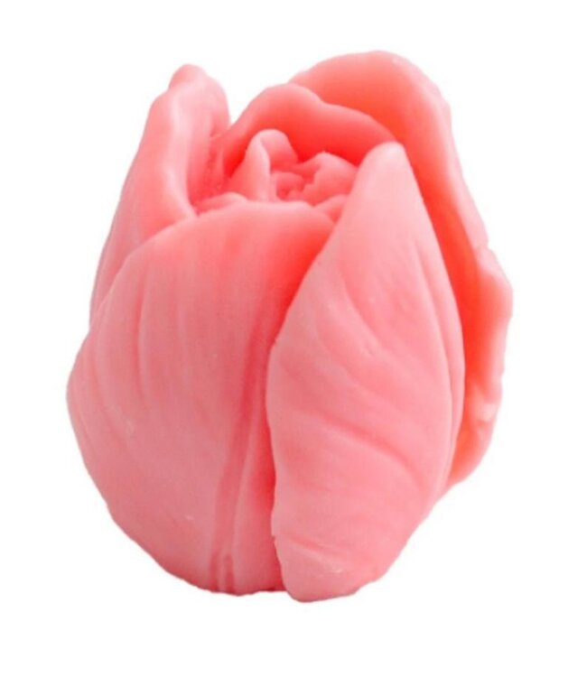 Siliconen kaarsenmal Tulp 46 x 43 mm - Kaarsen maken