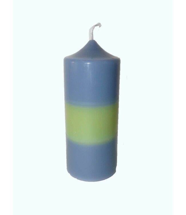 Sierkaars Blue & Green Ø 7x16 cm