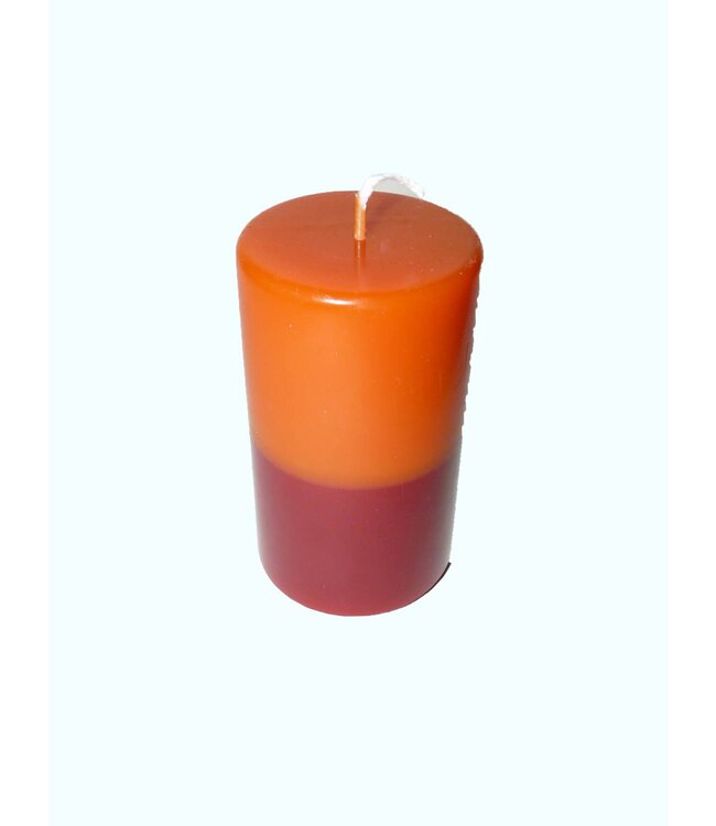 Sierkaars DuoColor Orange-Red Ø 6x10,5 cm