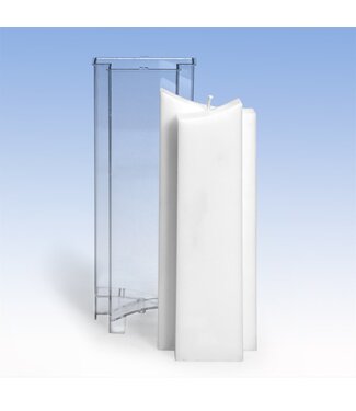 Kaarsenmal Twin Peaks 40x82x220 mm