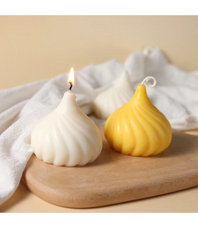 Siliconen kaarsenmal Vlam 68x65 mm - Kaarsen maken