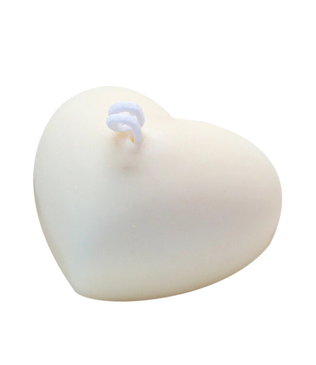 Siliconen kaarsenmal Hart 80x60x40 mm - Kaarsen maken