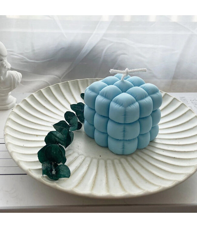 Siliconen kaarsenmal Bubble Sofa 63x63x59 mm - Kaarsen maken