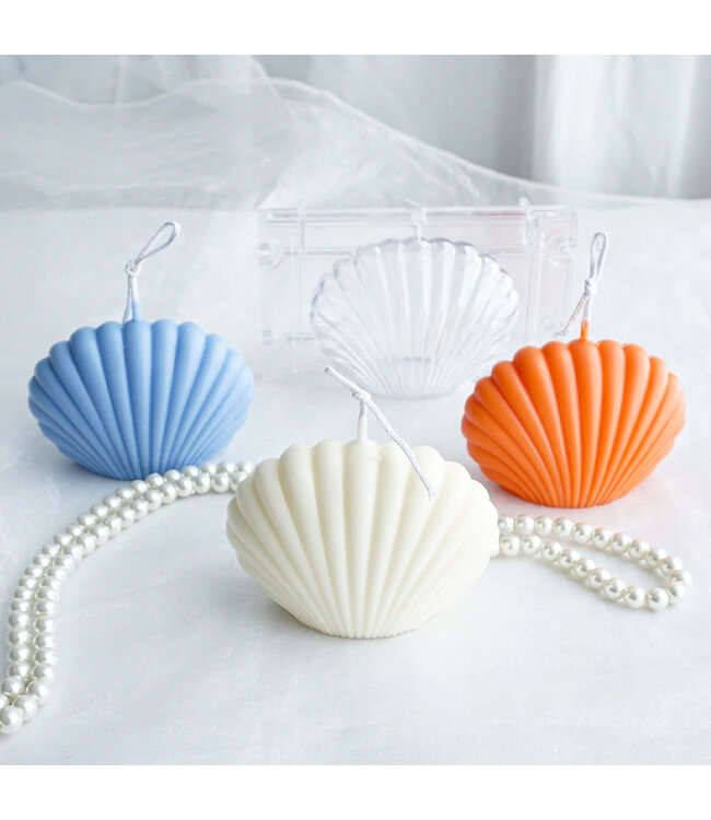 Kaarsenmal Schelp Klein 60x41x35 mm  - Kaarsen maken