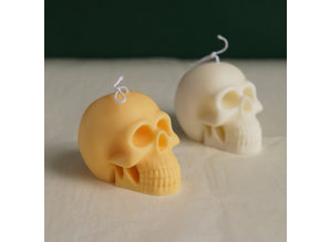 Siliconen kaarsenmal Skull 110x80 mm - Kaarsen maken