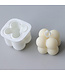 Siliconen kaarsenmal Mini Bubble 40x40x35 mm - Kaarsen maken