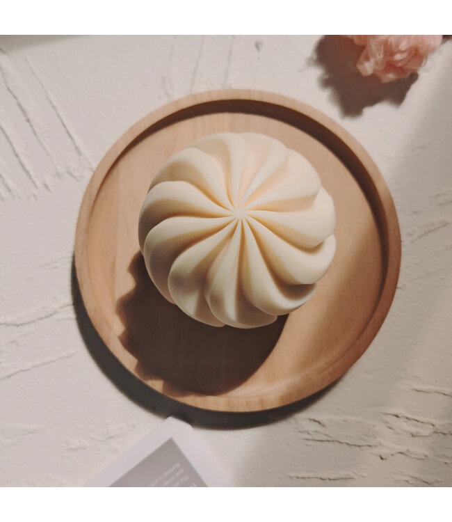 Siliconen kaarsenmal Grote Swirl Ball 110x100 mm - Kaarsen maken