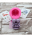 Siliconen kaarsenmal Lovely Teddybears 50x56 mm - Kaarsen maken