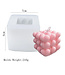 Siliconen kaarsenmal Heart Bubble 70x70x70 mm - Kaarsen maken