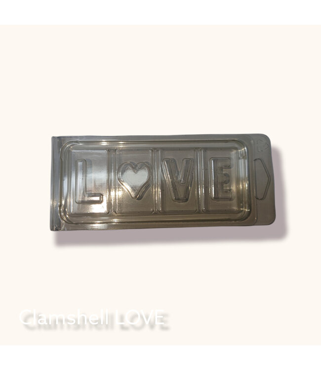 Clamshell Love Bar  - Zelf waxmelts maken