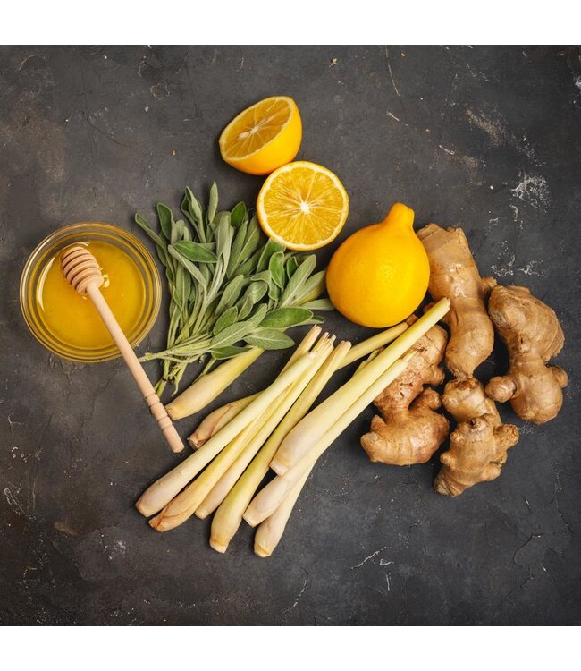 Geurolie Lemongrass & Ginger - Zelf geurkaarsen - waxmelts maken