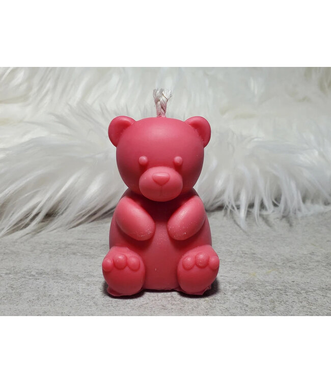 Siliconen kaarsenmal Kleine Beer 60x70x46 mm - Kaarsen maken