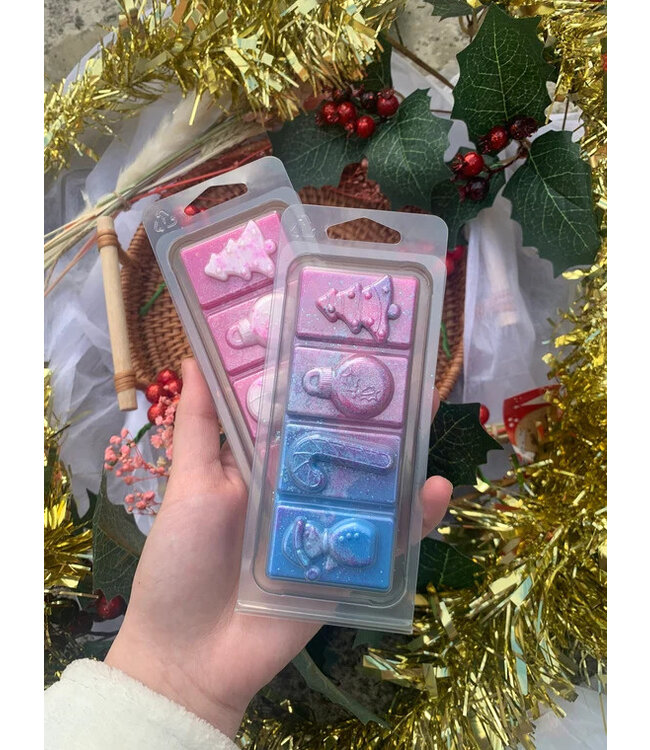 Clamshell Christmas Type 1 (Snowman) - Zelf waxmelts maken