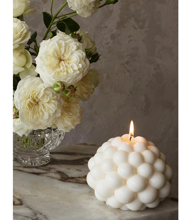 Siliconen kaarsenmal Bubble Ball Klein 65x58 mm - Kaarsen maken