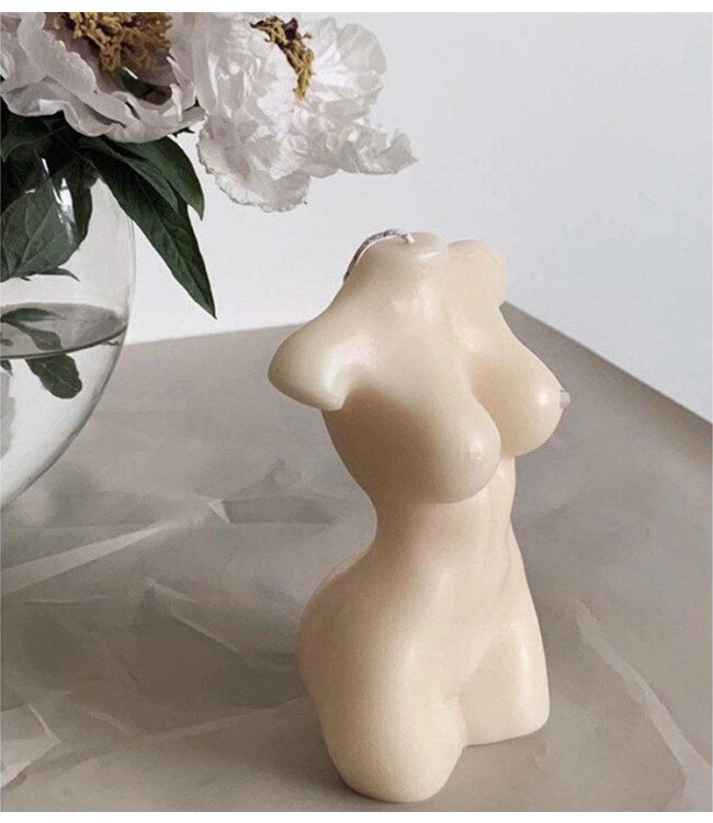 Siliconen kaarsenmal Vrouwenlichaam 106x72x57 mm - Kaarsen maken