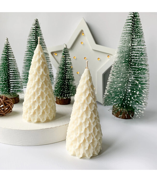 Siliconen kaarsenmal Christmas Tree 154x81 mm - Kaarsen maken