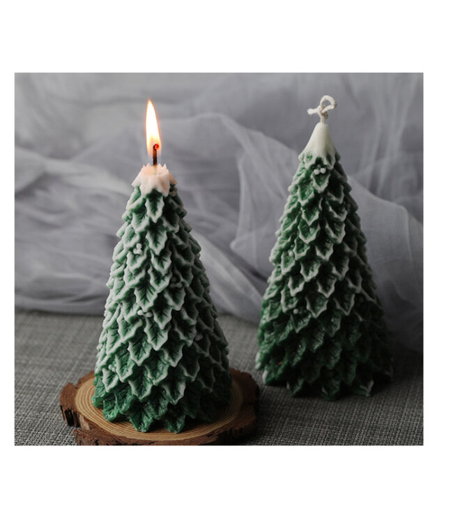Siliconen kaarsenmal Christmas Tree 154x81 mm - Kaarsen maken