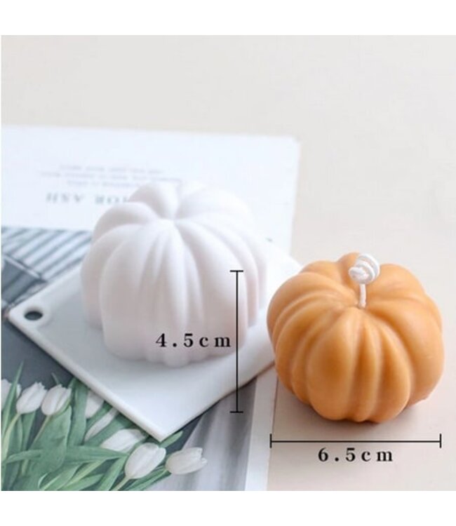 Siliconen kaarsenmal Pumpkin 70x50 mm - Kaarsen maken