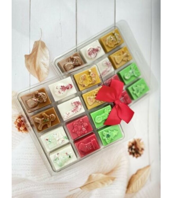 Clamshell 12 days to Christmas - Zelf waxmelts maken