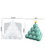 Siliconen kaarsenmal Bubble Piramide Medium 66x83 mmKaarsen maken