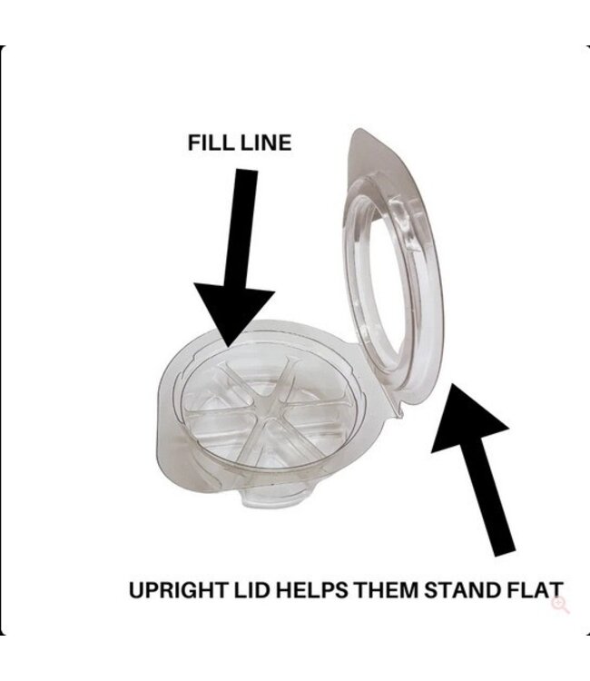 Clamshell 6 Segments - Zelf waxmelts maken