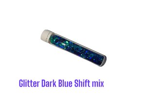 Glitter Dark Blue shift mix - 10 gram - Zelf waxmelts maken