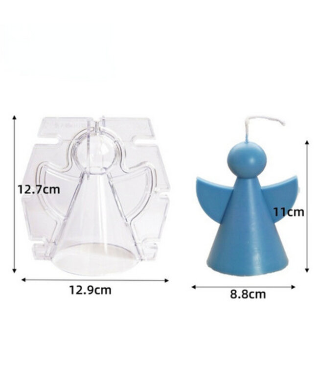 Kaarsenmal Engel Groot 129x127 mm - Kaarsen benodigdheden