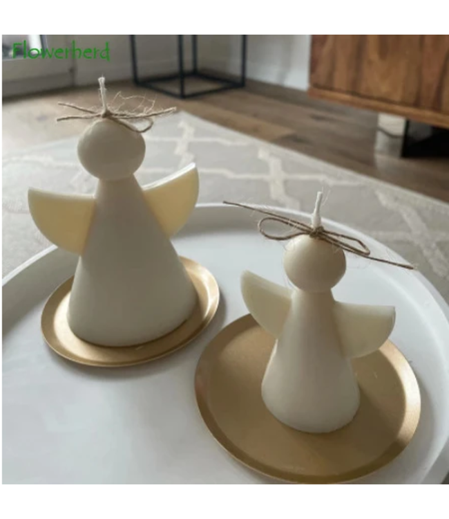 Siliconen Kaarsenmal Engel Klein 76x65 mm - Kaarsen benodigdheden