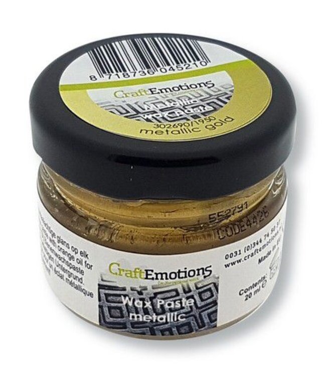 Wax paste metallic - Gold 20 ml - Zelf kaarsen maken