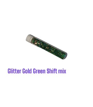 Glitter Gold Green shift mix - 10 gram