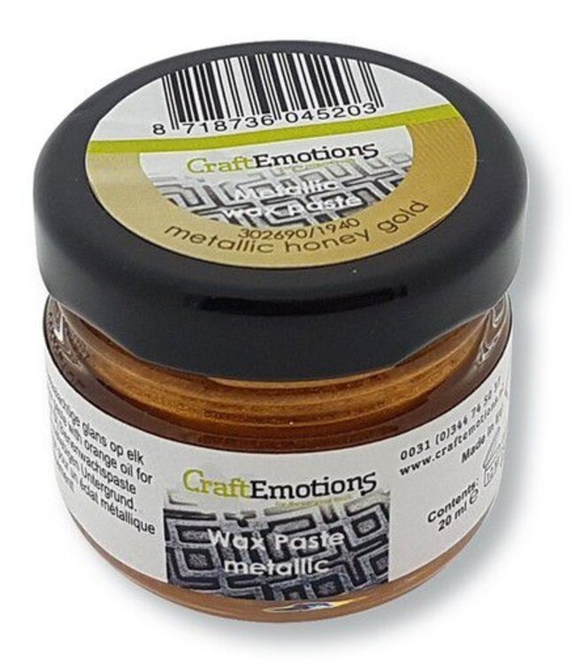 Wax paste metallic -Honey Gold 20 ml - Zelf kaarsen maken