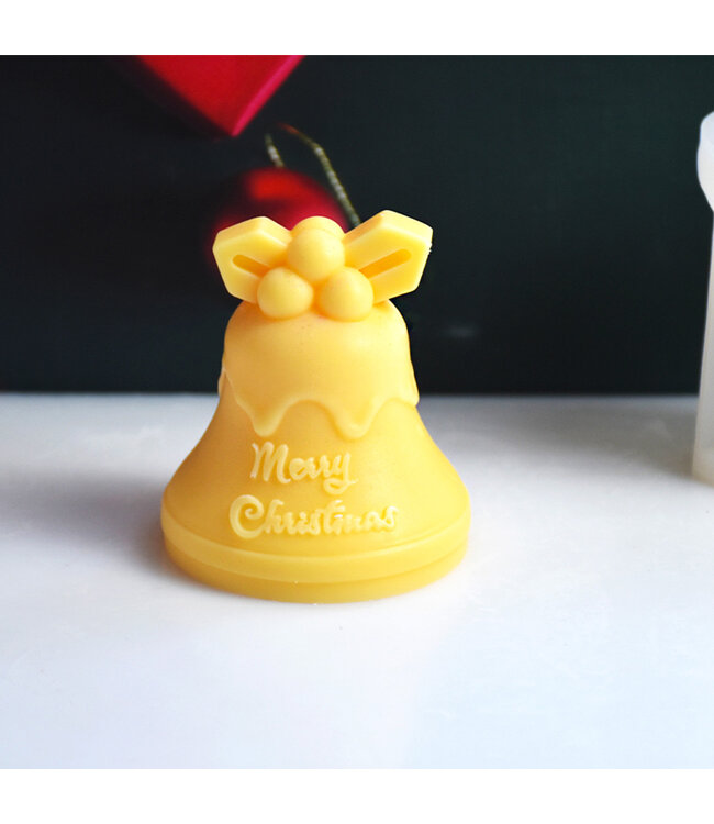 Siliconenmal Christmas Bell 83x75 mm - Kaarsen benodigdheden