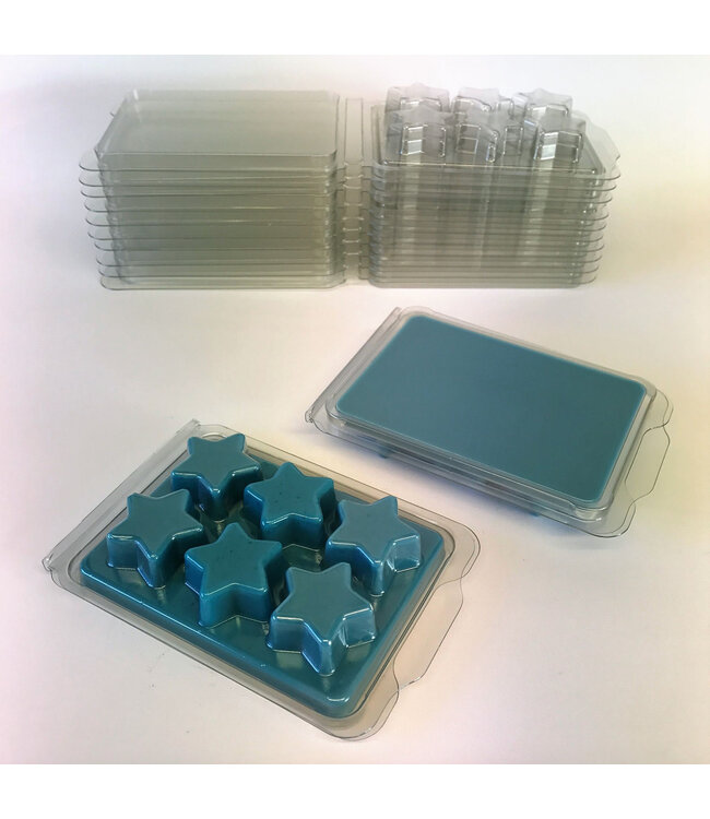 Clamshell 6 Stars - Zelf waxmelts maken