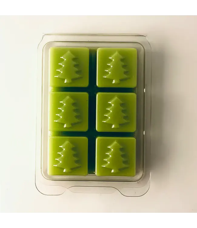 Clamshell Christmas Trees - 6 block - Zelf waxmelts maken