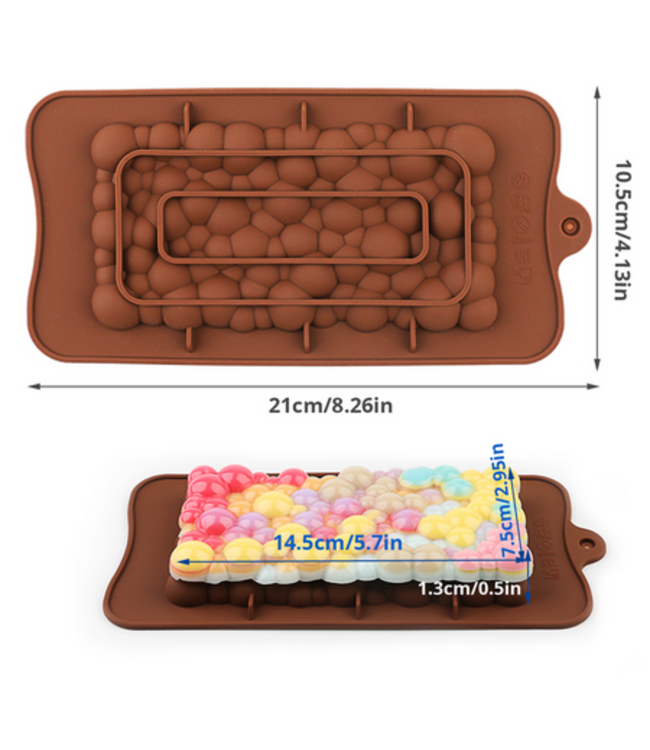 Siliconenmal voor Waxmelts - Bubble Bar - Zelf waxmelts maken