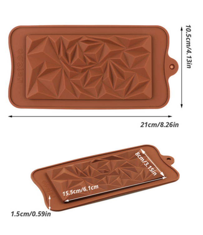 Siliconenmal voor Waxmelts - Abstract Snapbar - Zelf waxmelts maken