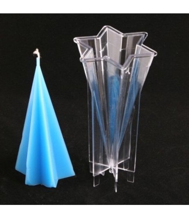 Kaarsenmal Ster Piramide 10 x 20 cm - Kaarsen maken