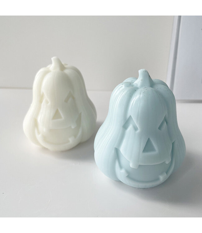 Siliconenmal Scary Pumpkin 85x78x76 mm - Kaarsen benodigdheden