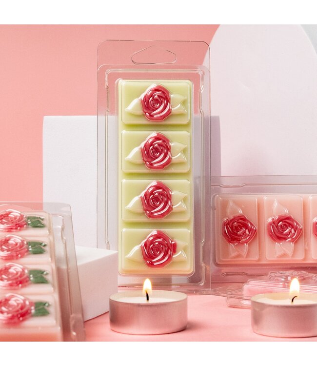 Clamshell Rose Bar - Zelf waxmelts maken