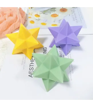 Siliconen kaarsenmal Big Star 140x100 mm