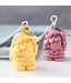 Siliconen kaarsenmal Santa Claus 55x45 mm - Kaarsen maken