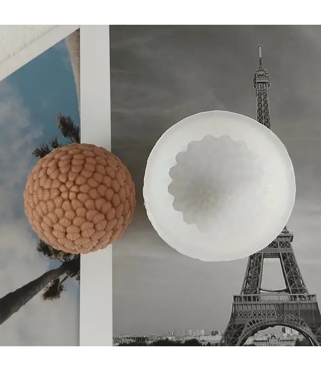 Siliconen kaarsenmal Pine Cone 68x61 mm - Kaarsen maken