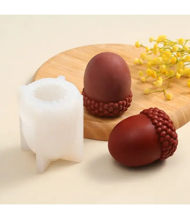 Siliconen kaarsenmal Acorn 90x82 mm - Kaarsen maken