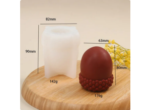 Siliconen kaarsenmal Acorn 90x82 mm - Kaarsen maken