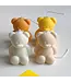 Siliconen kaarsenmal Kleine Teddybeer 52x45 mm - Kaarsen maken
