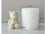 Siliconen kaarsenmal Kleine Teddybeer 52x45 mm