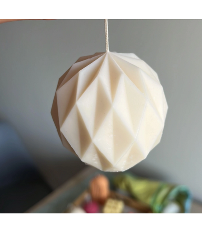 Siliconen kaarsenmal Ball Abstract 76x69 mm - Kaarsen maken
