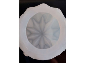 Siliconen kaarsenmal Ball Abstract 76x69 mm - Kaarsen maken
